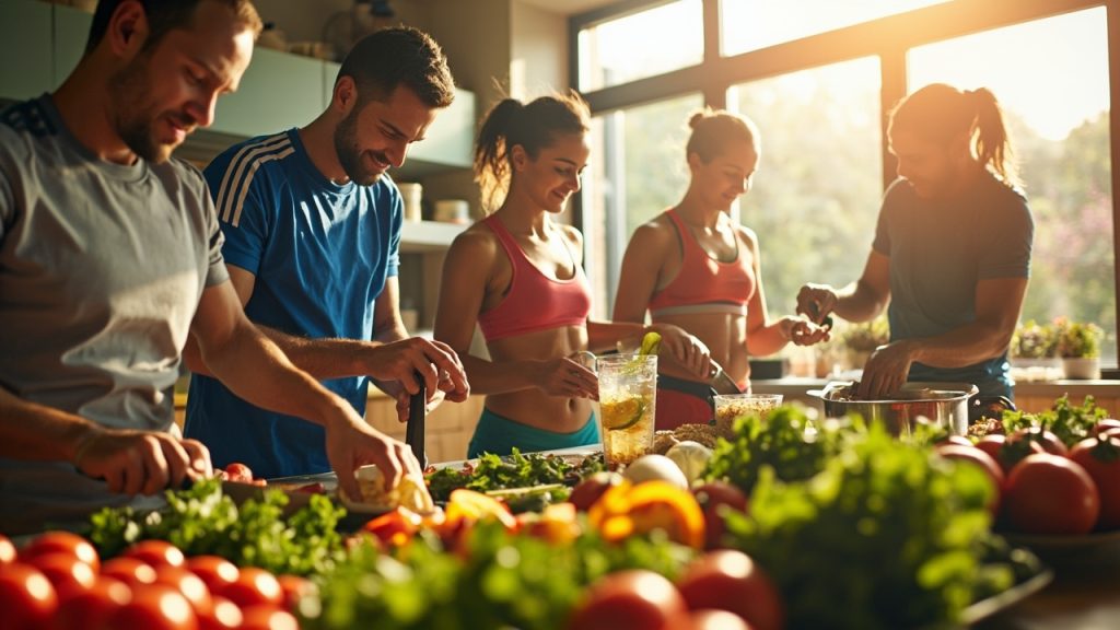 régime alimentaire des sportifs: carburant et récupération